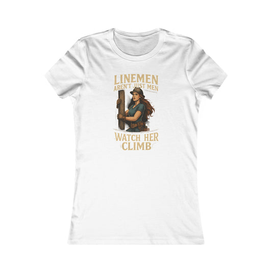 Watch Her Climb – Women’s Lineman Shirt”