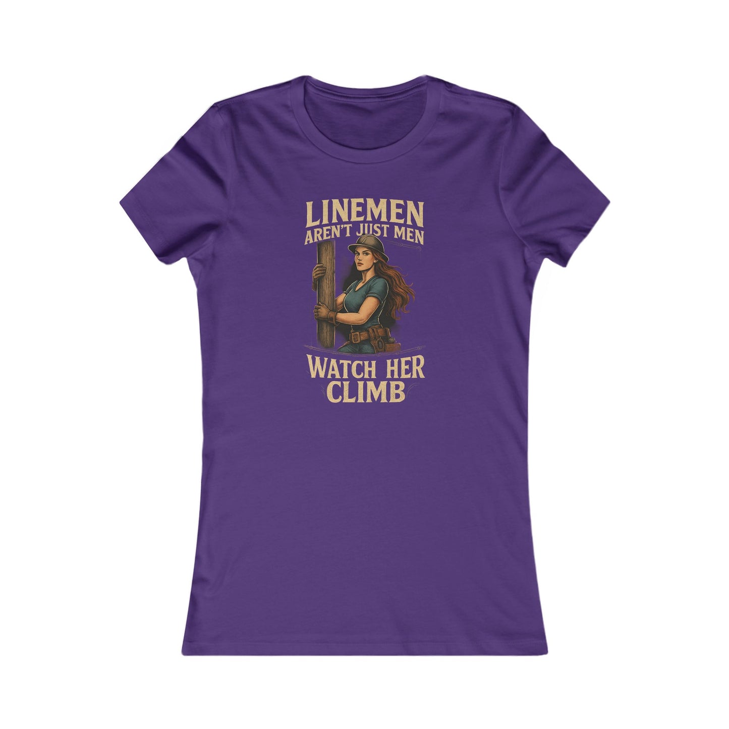 Watch Her Climb – Women’s Lineman Shirt”