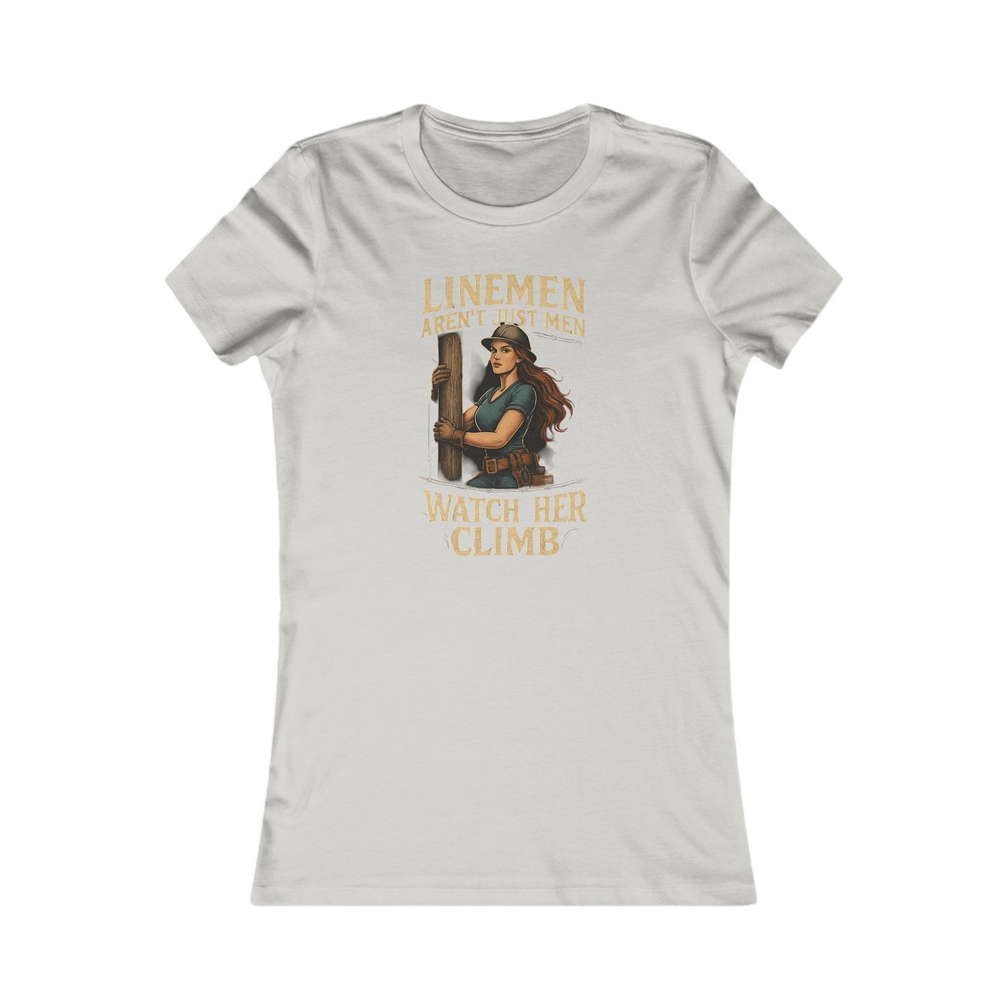 Watch Her Climb – Women’s Lineman Shirt”
