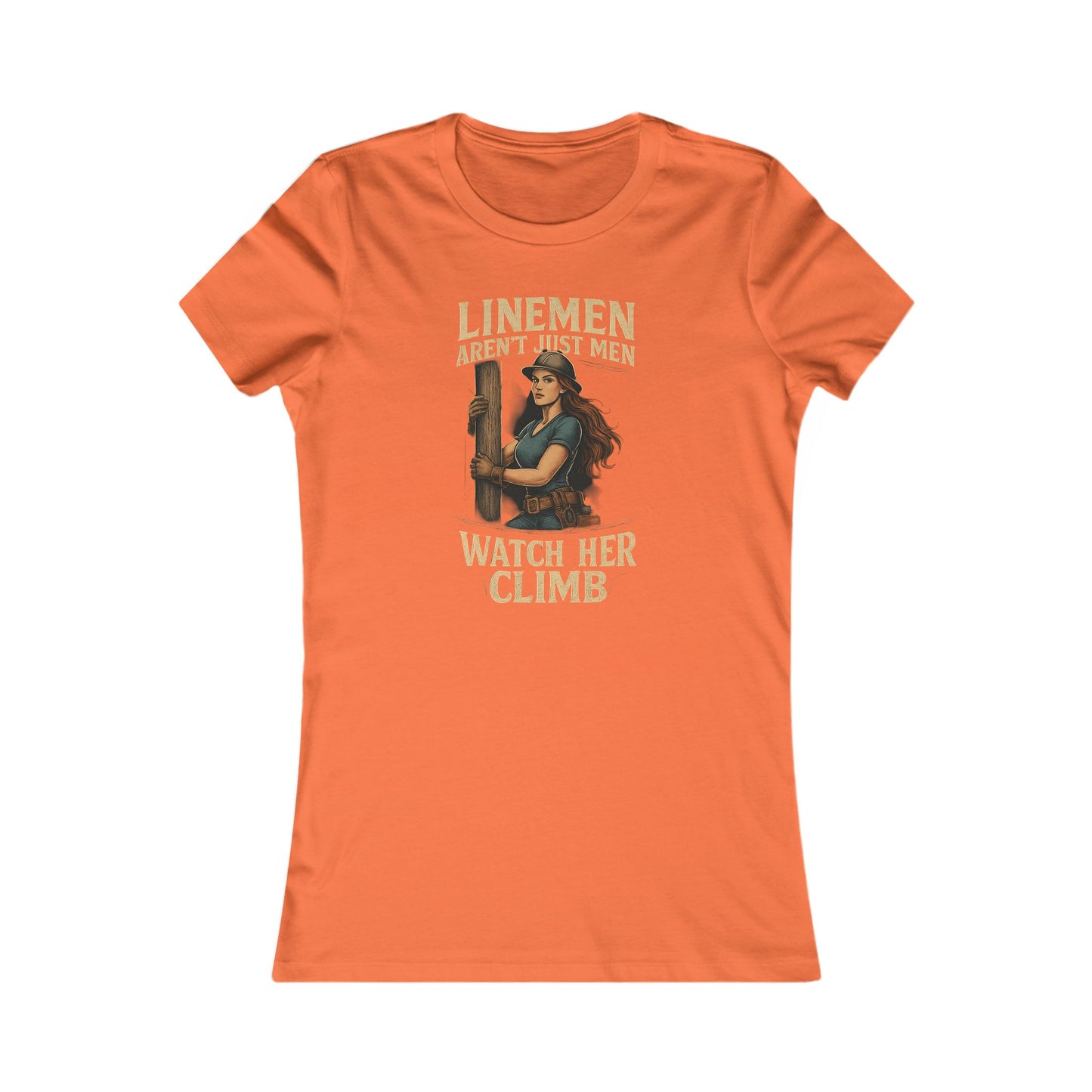 Watch Her Climb – Women’s Lineman Shirt”
