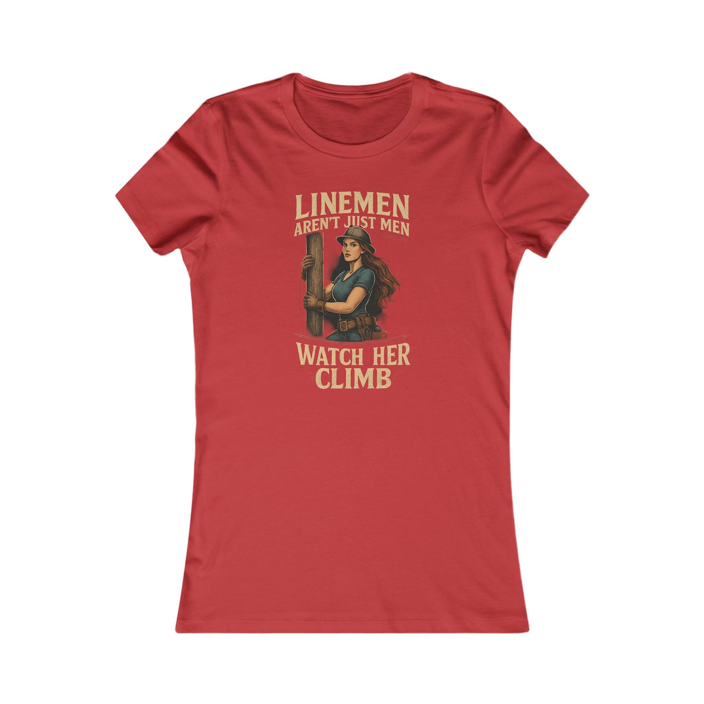 Watch Her Climb – Women’s Lineman Shirt”