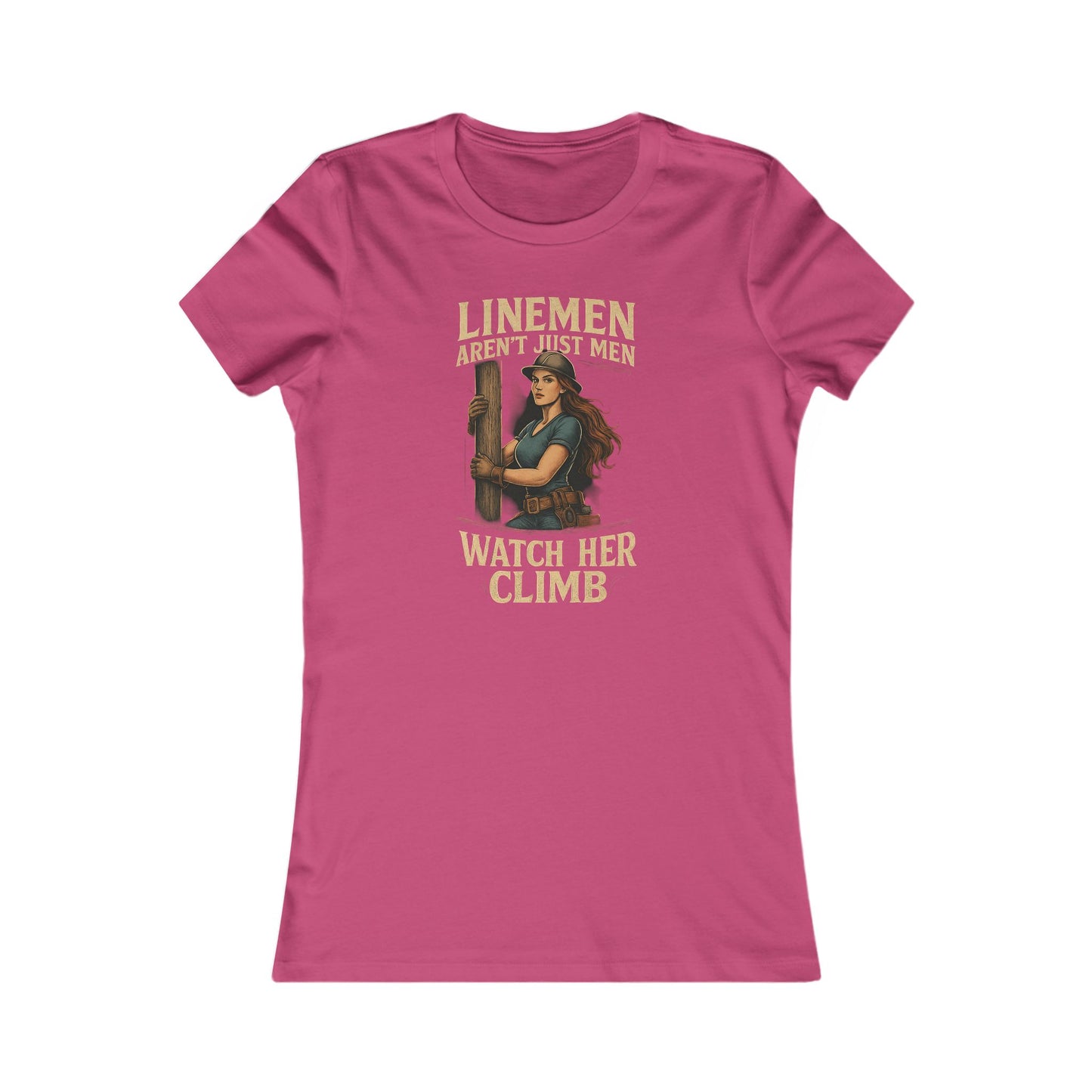 Watch Her Climb – Women’s Lineman Shirt”