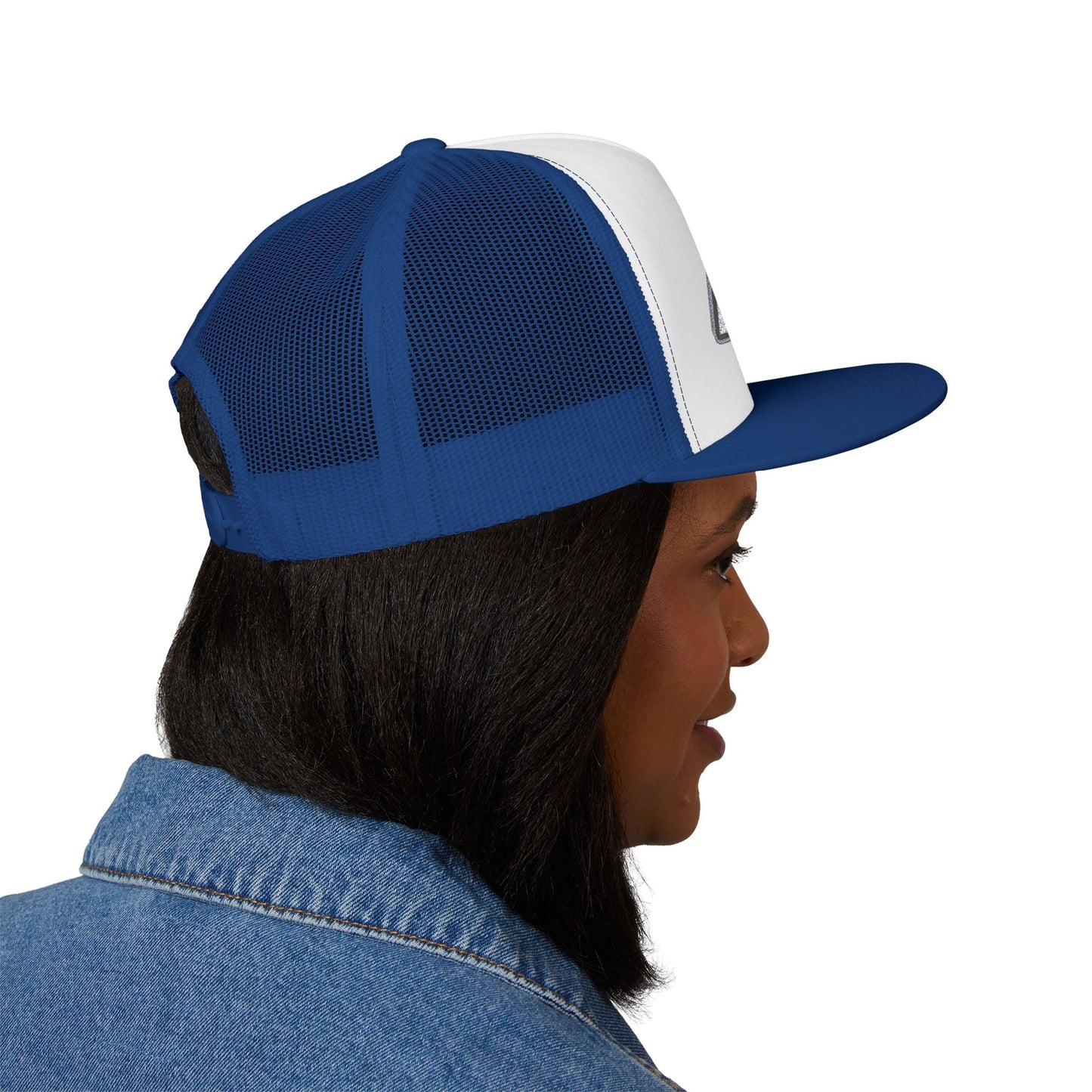 AUBCA (amped up)Embroidered 5 Panel Trucker Cap - AUBEA