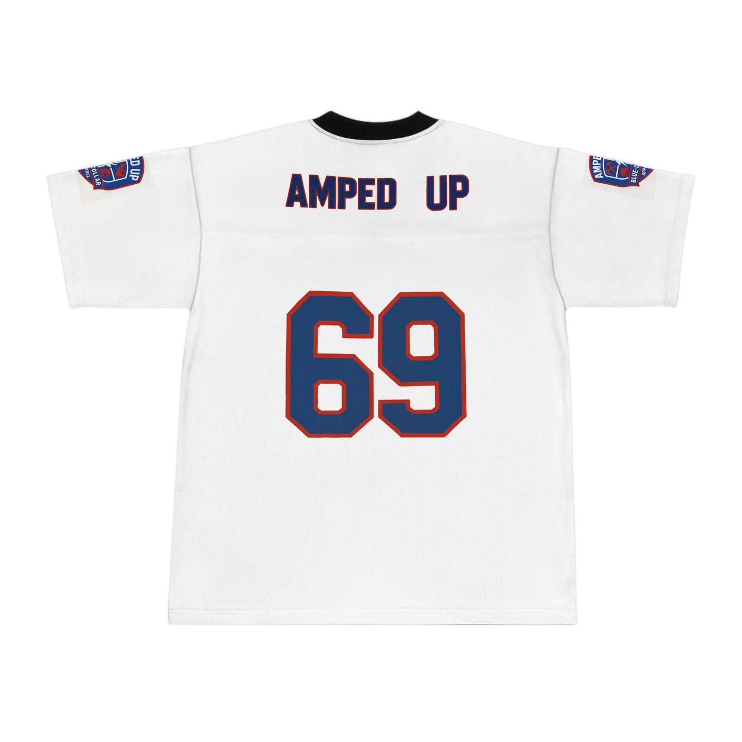 Amped Up Blue-Collar Football Jersey – Royal 69 Edition