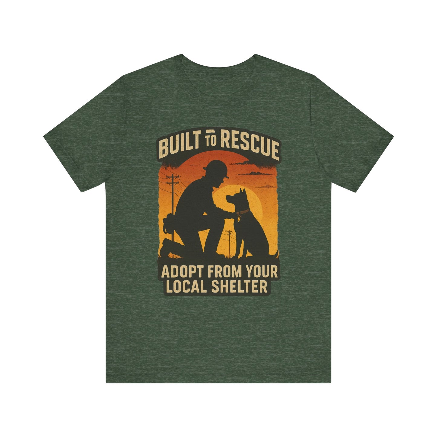 Adopt from Your Local Shelter Tee - Unisex Jersey Short Sleeve T-Shirt, Animal Rescue Shirt, Pet Adoption Gift, Casual Wear, Dog Lover [...]