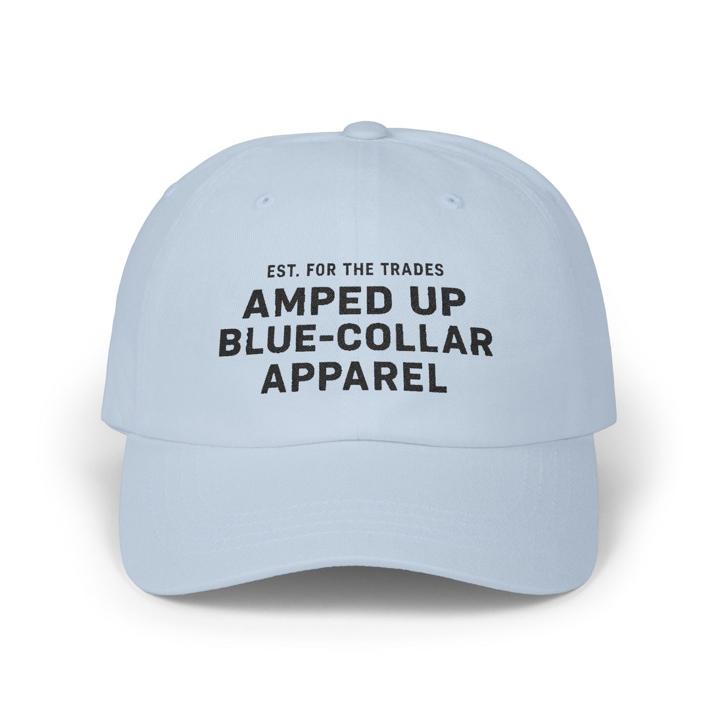 Amped Up Blue-Collar Dad Cap - Classic Trades Hat for Hardworking Individuals