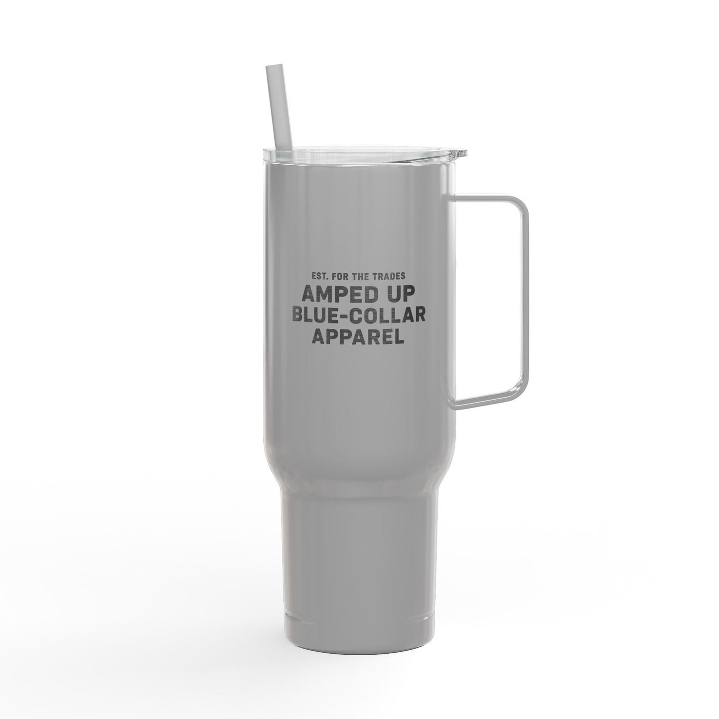 Engraved Insulated Tumbler -Blue Collar Wife, 40oz