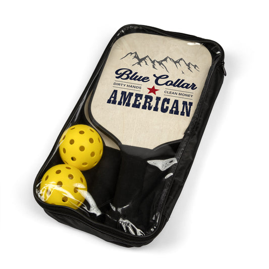 Blue Collar American Pickleball Set – Dirty Hands, Clean Shots