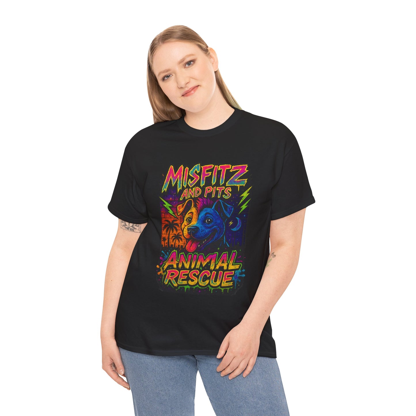 Misfitz and Pits Animal Rescue Graphic Gilden| Rescuing the Misunderstood Shirt, Unisex Cotton T-Shirt, Pet Lovers Apparel, Gift for Animal [...]