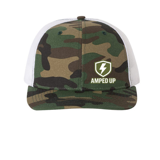 Army Camo/ White - FRONT